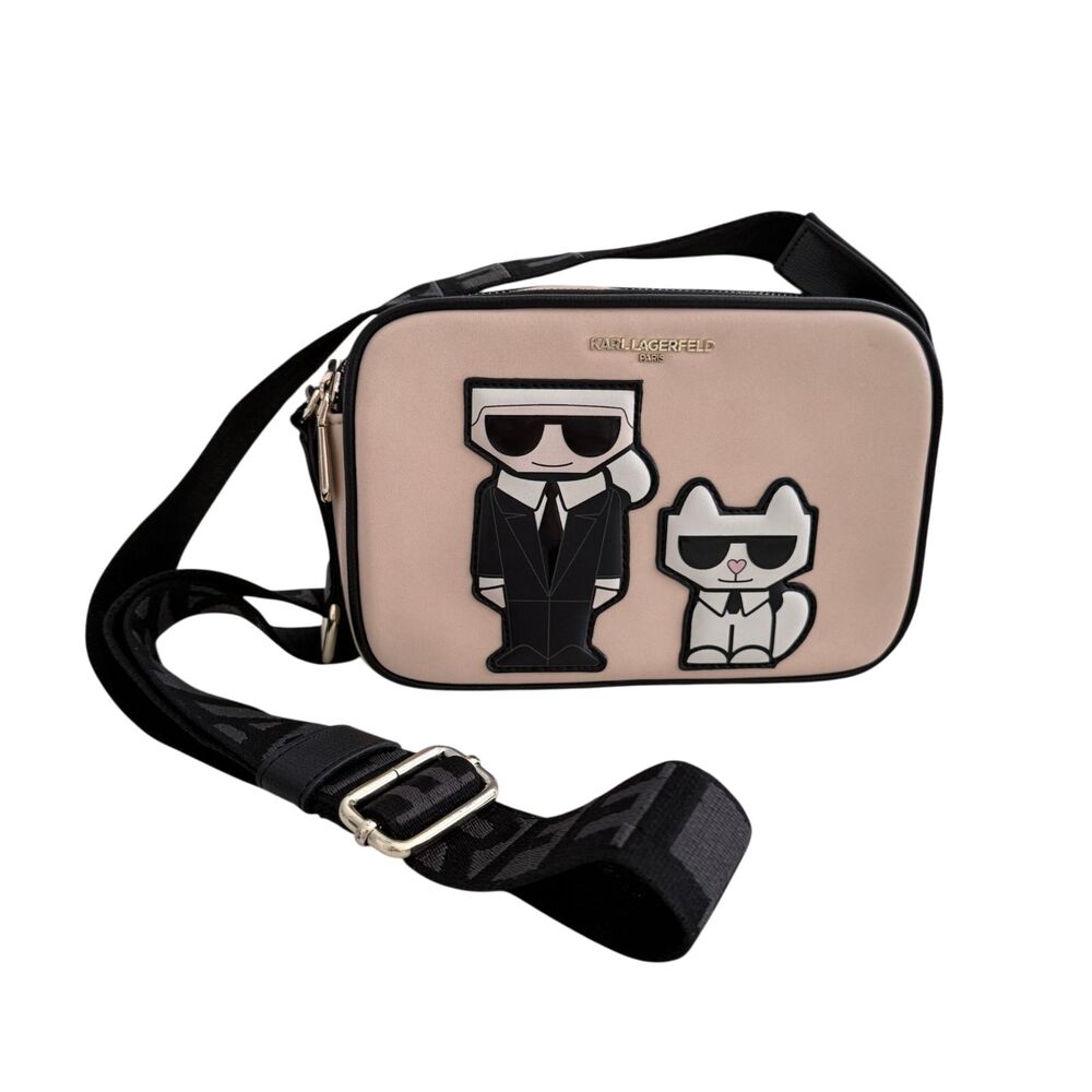 Pre-Owned Karl Lagerfeld Crossbody Bag - Beige Leather - Picture 16 of 16